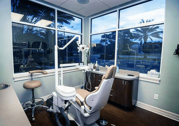 Exam room at Amelia Gentle Dentistry